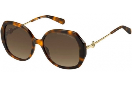 Sunglasses - Marc Jacobs - MARC 581/S - 05L (HA) HAVANA // BROWN GRADIENT