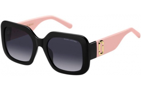 Sunglasses - Marc Jacobs - MARC 647/S - 3H2 (9O) BLACK PINK // DARK GREY GRADIENT