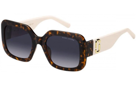 Gafas de Sol - Marc Jacobs - MARC 647/S - XLT (9O) HAVANA BEIGE // DARK GREY GRADIENT