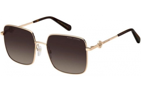 Sunglasses - Marc Jacobs - MARC 654/S - 06J (HA) GOLD HAVANA // BROWN GRADIENT