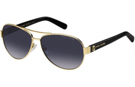 Sunglasses - Marc Jacobs - MARC 699/S - RHL (9O) GOLD BLACK // DARK GREY GRADIENT