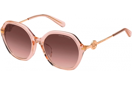 Sunglasses - Marc Jacobs - MARC 728/F/S - 35J (HA) PINK // BROWN GRADIENT