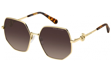 Sunglasses - Marc Jacobs - MARC 730/S - 06J (HA) GOLD HAVANA // BROWN GRADIENT