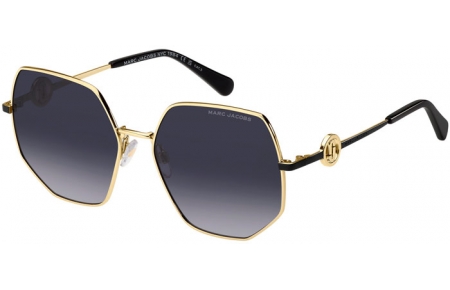 Sunglasses - Marc Jacobs - MARC 730/S - RHL (9O) GOLD BLACK // DARK GREY GRADIENT
