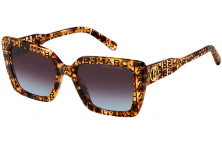 Gafas de Sol - Marc Jacobs - MARC 733/S - H7P (98) PATTERNED HAVANA // BROWN GRADIENT TEAL