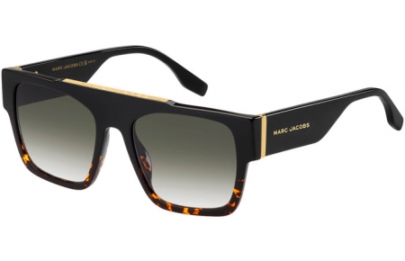 Sunglasses - Marc Jacobs - MARC 757/S - WR7 (9K) BLACK HAVANA // GREEN GRADIENT