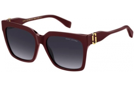Sunglasses - Marc Jacobs - MARC 764/S - LHF (9O) BURGUNDY // DARK GREY GRADIENT