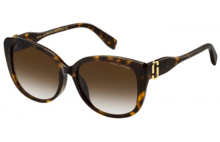 Sunglasses - Marc Jacobs - MARC 791/F/S - 086 (HA) HAVANA // BROWN GRADIENT