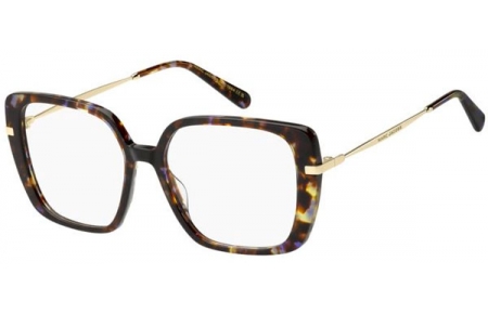 Lunettes de vue - Marc Jacobs - MARC 834 - DEX BROWN VIOLET HAVANA