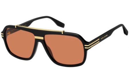 Sunglasses - Marc Jacobs - MARC 840/S - 8LZ (W7) BLACK // ORANGE