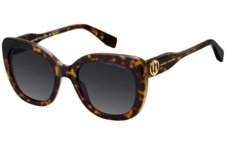 Gafas de Sol - Marc Jacobs - MARC 852/S - XLT (9O) HAVANA BEIGE // DARK GREY GRADIENT