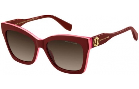 Sunglasses - Marc Jacobs - MARC 853/S - DHV (HA) BORDEAUX PINK // BROWN GRADIENT