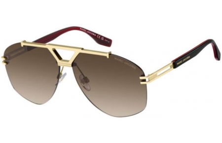 Sunglasses - Marc Jacobs - MARC 873/S - NOA (HA) GOLD BURGUNDY // BROWN GRADIENT