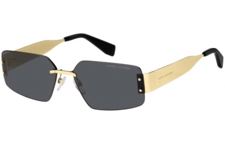 Lunettes de soleil - Marc Jacobs - MARC 875/S - RHL (IR) GOLD BLACK // GREY