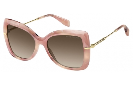 Gafas de Sol - Marc Jacobs - MARC 881/S - MAP (HA) HAVANA PATTERNED PINK // BROWN GRADIENT