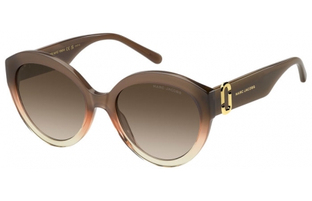 Gafas de Sol - Marc Jacobs - MARC 882/S - 12J (HA) BROWN ORANGE // BROWN GRADIENT