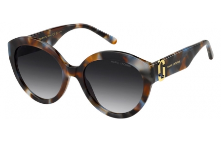 Gafas de Sol - Marc Jacobs - MARC 882/S - X8Q (9O) BROWN BLUE HAVANA // DARK GREY GRADIENT