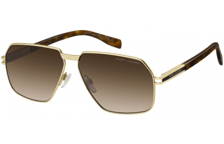 Gafas de Sol - Marc Jacobs - MARC 906/S - 8SO (HA) MATTE GOLD HAVANA // BROWN GRADIENT