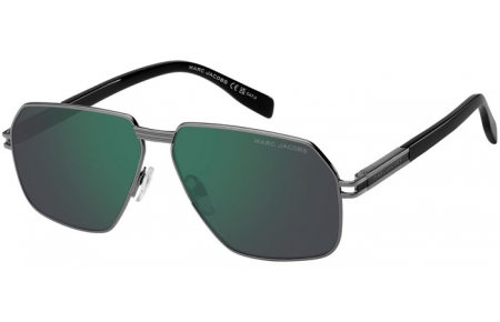 Gafas de Sol - Marc Jacobs - MARC 906/S - V81 (MT) DARK RUTHENIUM BLACK // GREEN MIRROR