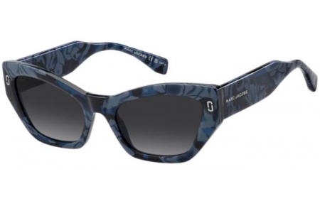 Lunettes de soleil - Marc Jacobs - MJ 1117/S - NUM (9O) MARBLE BLUE // DARK GREY GRADIENT
