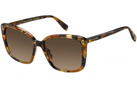 Lunettes de soleil - Marc Jacobs - MJ 1127/G/S - D1U (HA) BROWN GREEN HAVANA // BROWN GRADIENT
