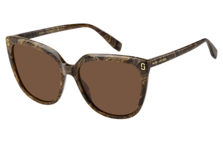 Gafas de Sol - Marc Jacobs - MJ 1137/S - 03Y (70) BROWN MARBLE // BROWN