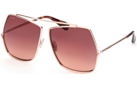 Gafas de Sol - MaxMara - MM0006 ELSA - 28F  SHINY GOLD // BROWN GRADIENT