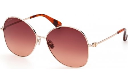 Gafas de Sol - MaxMara - MM0034 JEWEL1 - 30F  SHINY GOLD // BROWN GRADIENT