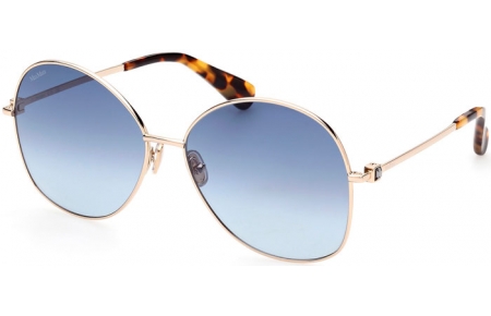 Lunettes de soleil - MaxMara - MM0034 JEWEL1 - 32W  GOLD // BLUE GRADIENT