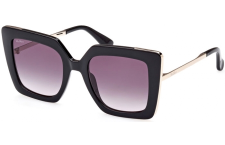 Gafas de Sol - MaxMara - MM0051 DESIGN4 - 01B  SHINY BLACK // GREY GRADIENT