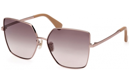 Sunglasses - MaxMara - MM0052-H NATALIA - 038  SHINY BRONZE // GREY GRADIENT