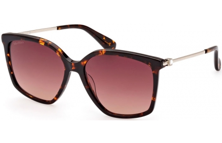 Gafas de Sol - MaxMara - MM0055 JEWEL3 - 52F  DARK HAVANA // BURGUNDY GRADIENT