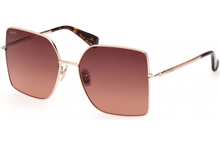 Gafas de Sol - MaxMara - MM0062-H DESIGN6 - 50F  SHINY GOLD // BROWN GRADIENT