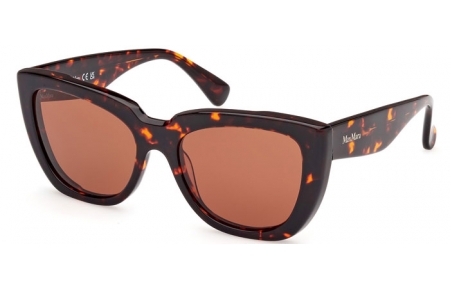 Sunglasses - MaxMara - MM0090 GLIMPSE4 - 52E  DARK HAVANA // BROWN