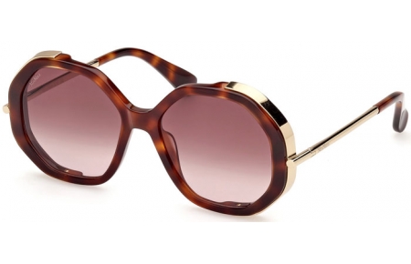 Sunglasses - MaxMara - MM0094 LIZ - 52F  DARK HAVANA // BROWN GRADIENT