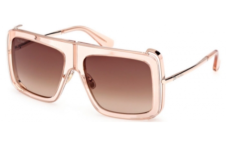 Gafas de Sol - MaxMara - MM0119 JEAN - 45F  SHINY LIGHT BROWN // BROWN GRADIENT