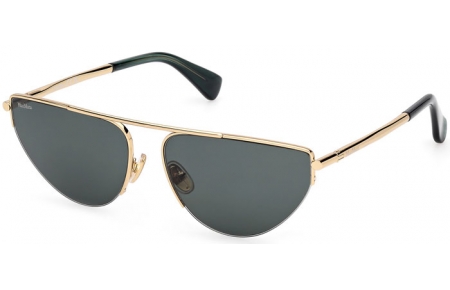 Gafas de Sol - MaxMara - MM0122 - 30N  SHINY GOLD // GREEN