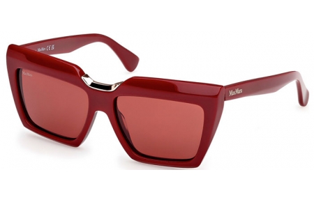 Lunettes de soleil - MaxMara - MM0137 SPARK-7 - 69S  SHINY BORDEAUX // BORDEAUX