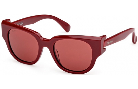 Gafas de Sol - MaxMara - MM0138 CLIP - 69S  SHINY BORDEAUX // BORDEAUX