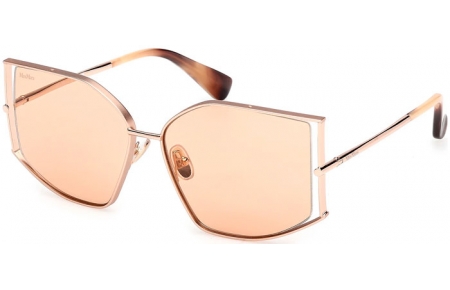 Gafas de Sol - MaxMara - MM0142 MENTON-4 - 28E  SHINY PALE GOLD // BROWN PHOTOCROMIC
