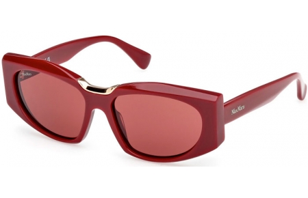 Gafas de Sol - MaxMara - MM0144 SPARK-8 - 69S  SHINY BORDEAUX // BORDEAUX