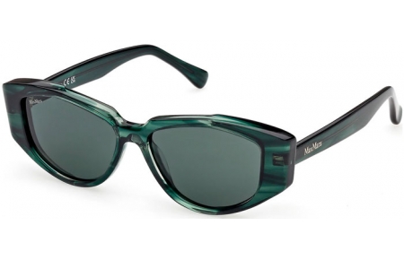 Sunglasses - MaxMara - MM0161 LEE4 - 96N  STRIPED GREEN // GREEN