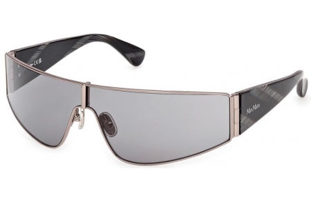 Gafas de Sol - MaxMara - MM0164 SPACE - 14A  SHINY LIGHT RUTHENIUM // GREY