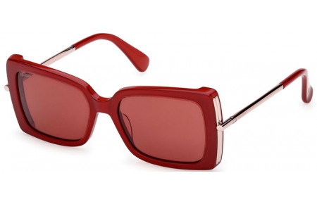 Gafas de Sol - MaxMara - MM0166 ROQUEBRUNE - 69S  SHINY BORDEAUX // BORDEAUX