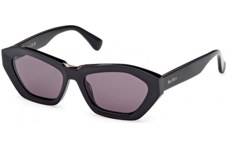 Gafas de Sol - MaxMara - MM0169 KATE - 01A  SHINY BLACK // GREY