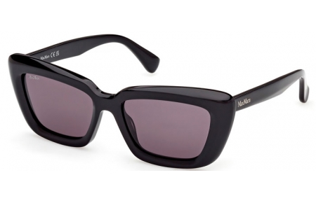 Gafas de Sol - MaxMara - MM0171 ELIZABETH - 01A  SHINY BLACK // GREY