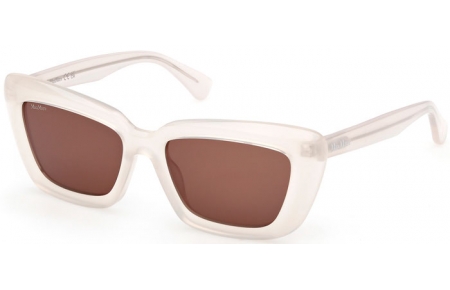 Gafas de Sol - MaxMara - MM0171 ELIZABETH - 25E  SHINY IVORY // BROWN