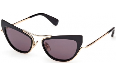 Gafas de Sol - MaxMara - MM0172 RUTH - 01A  SHINY BLACK // GREY