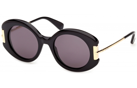 Gafas de Sol - MaxMara - MM0188 - 01A  SHINY BLACK // SMOKE