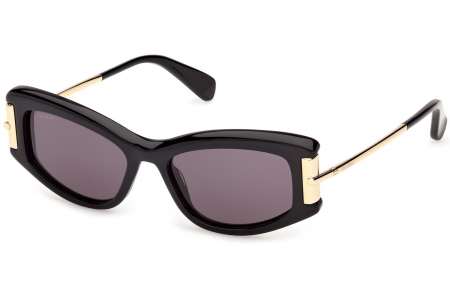 Gafas de Sol - MaxMara - MM0189 - 01A  SHINY BLACK // SMOKE
